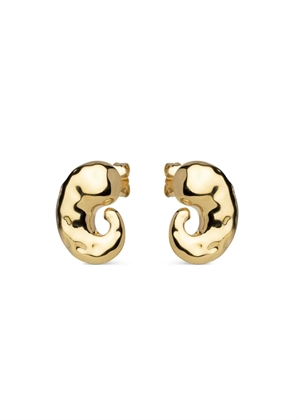 Carya studs Forgyldt Enamel 